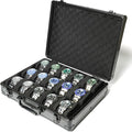 15 slots Watch organizer Case, Aluminum watch storage box, hard watch travel box by AUKURA