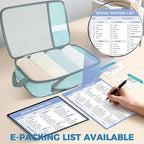 BAGAIL 6 Set/4 Set Lightweight Compression Packing Cubes - Image 2
