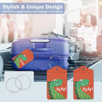 2 Pack Luggage Tags, Leather Suitcase Tags - Image 7