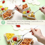 DEVICO Travel Utensils with Case Cute, Reusable Silverware - Image 2