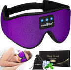 MUSICOZY Sleep Mask with Bluetooth Headphones, Sleeping Headphones Bluetooth by MUSICOZY