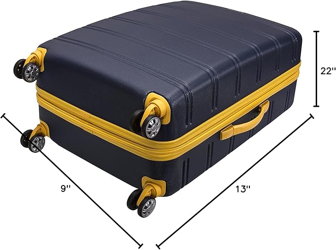 Rockland Unisex Adults Melbourne Hardside Expandable Spinner Wheel Luggage - Image 9