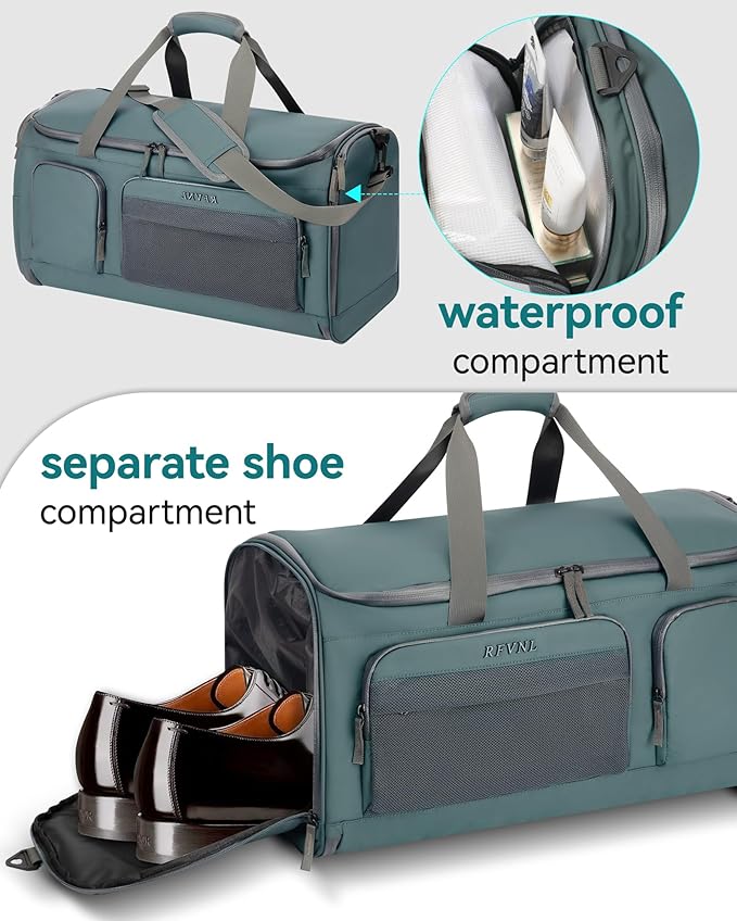Large 3 In 1 Waterproof Garment Duffle Bags - Image 6