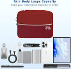 Electronics Organizer, Travel Cord Organizer Pouch, Portable Cable Organizer - Image 2