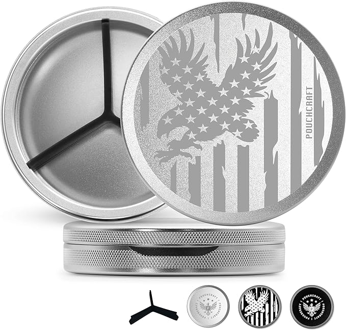 Metal Pouch Can | Metal Container | Slim EDC Pocket Tin | Airtight & by Unknown