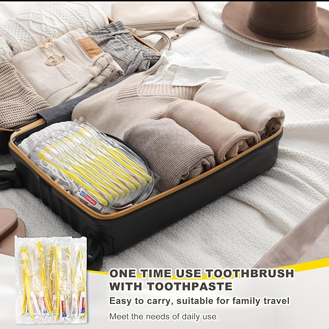200pcs Disposable Toothbrushes - Image 5
