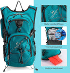 Hydration Backpack Pack with 2L Water Bladder 18L Hiking Backpack Women Men - Image 3