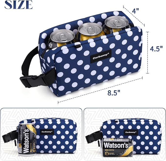 Cerbonny Small Cooler Bag Freezable Lunch Bag - Image 3