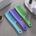 Wide Tooth comb, Large Detangling Comb for Women and Men, Durable Styling Brush for Curly, Long, Wet Hair Types - Professional Hair Care.