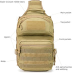 15L Tactical Crossbody Sling Bag | Everyday One Shoulder Backpack Fit 12 Inch - Image 4