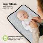 KeaBabies Portable Diaper Changing Pad, Easy Wipe Clean - Image 7