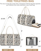 Women Duffle Weekender Travel Bag: Large Duffel Bags - Image 5
