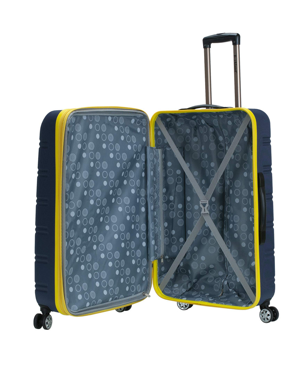 Melbourne Hardside Expandable Spinner Wheel Luggage (Navy / Checked Large 28")