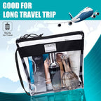Rough Enough Clear Toiletry Bag Makeup Organizer Cosmetic Pouch - Image 2