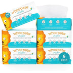 100% Pure Cotton Dry Wipes | 600 Count | Use Wet or Dry | Soft & Sensitive | by WhoopsieWipes