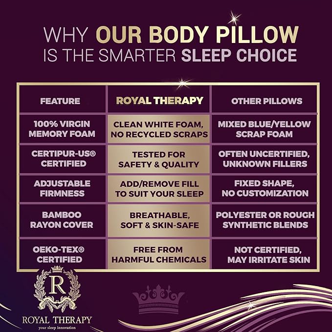 Royal Therapy Long Body Pillow – Full Body Pillow - Image 9