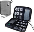 Electronics Travel Organizer, Portable Waterproof Electronic Travel Storage Bag by Lcsmaokin