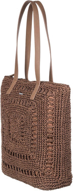 Roxy Women's Beach Tote Bag | Travel | Vacation | Straw | Lightweight | - Image 2