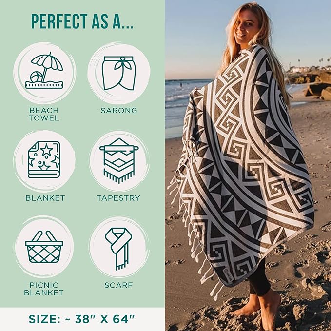 Sand Cloud Turkish Beach Towel - Image 3