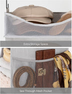 StorageWorks Hanging Closet Organizer, 3-Shelf Hanging Closet Shelves - Image 4
