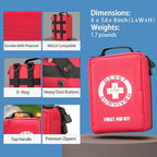 Premium First Aid Kit with Labelled Compartments, Emergency Survival Kit - Image 5