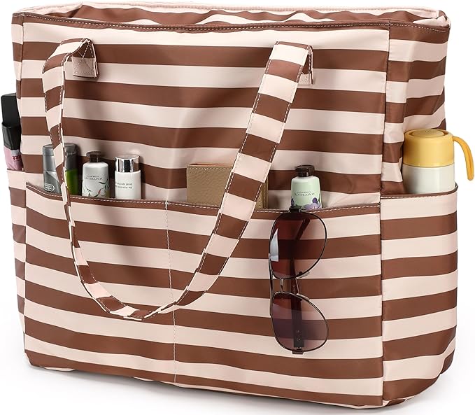 LEDAOU Beach Bag Waterproof Sandproof Women Tote Bag Pool Bag - Image 8
