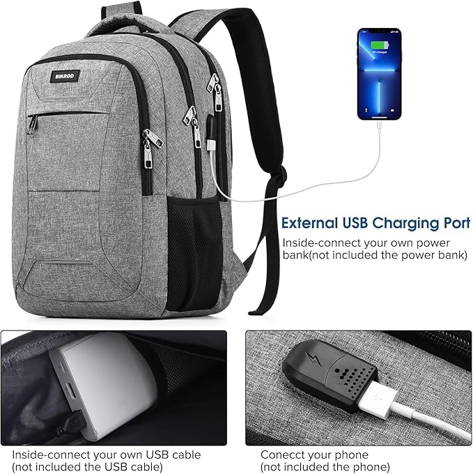 BIKROD Laptop Backpack for Men and Women, 17 Inch Large School Backpacks for - Image 2