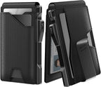 typecase Tactical Wallet for Men Card Holder: Pop Up Card Case, Genuine Leather by typecase