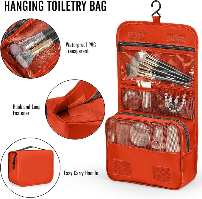 Veken 10 Set Packing Cubes for Travel Essential, Suitcase Organizer Bags in 4 - Image 3