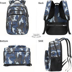 Backpack for Men Women, School Backpack for Boys Girls Teens, 15.6 Inch Laptop - Image 6