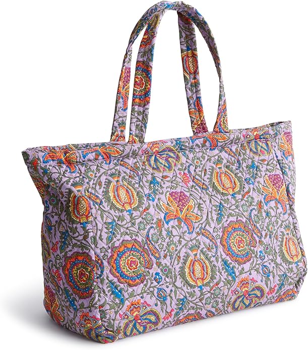 Premium Cotton Knollton Travel Tote Bag by VeraBradley