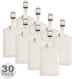 8 Pack Leather Luggage Travel Bag Tags by Travelambo by Travelambo