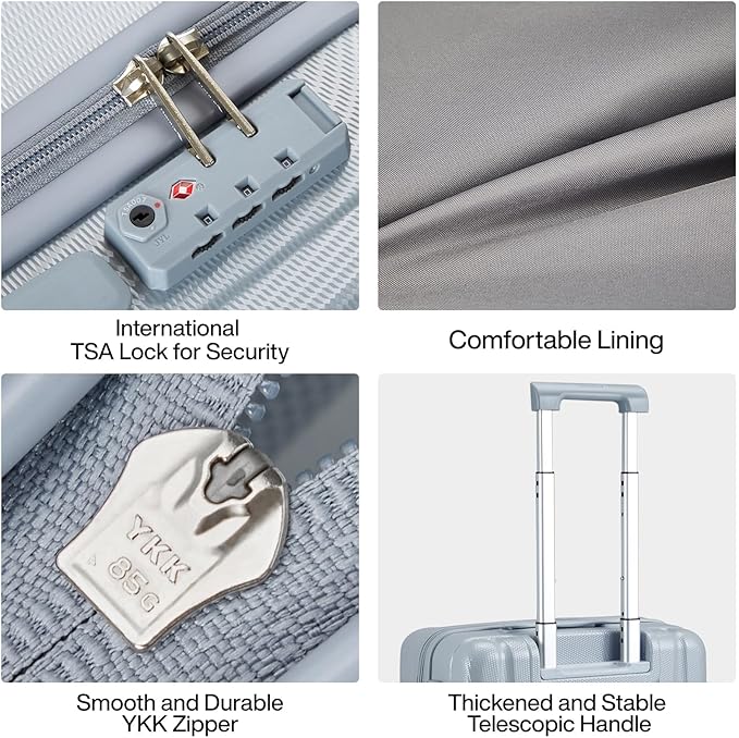 Hanke Luggage Sets 3 piece Carry On Luggage - Image 7