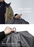 Black Voyage Reusable Vacuum Compression Travel Bag - Image 8