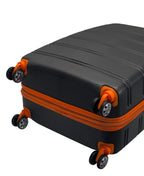 Melbourne Hardside 3 Piece Expandable Spinner Wheel Luggage Set (Charcoal / 3 Piece (20"/24"/28"))