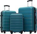 Merax Luggage Sets of 3 Piece Carry on Suitcase Airline Approved, Hard Case by Merax