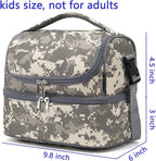 FlowFly Kids Double Decker Cooler Insulated Lunch Bag Large Tote - Image 3