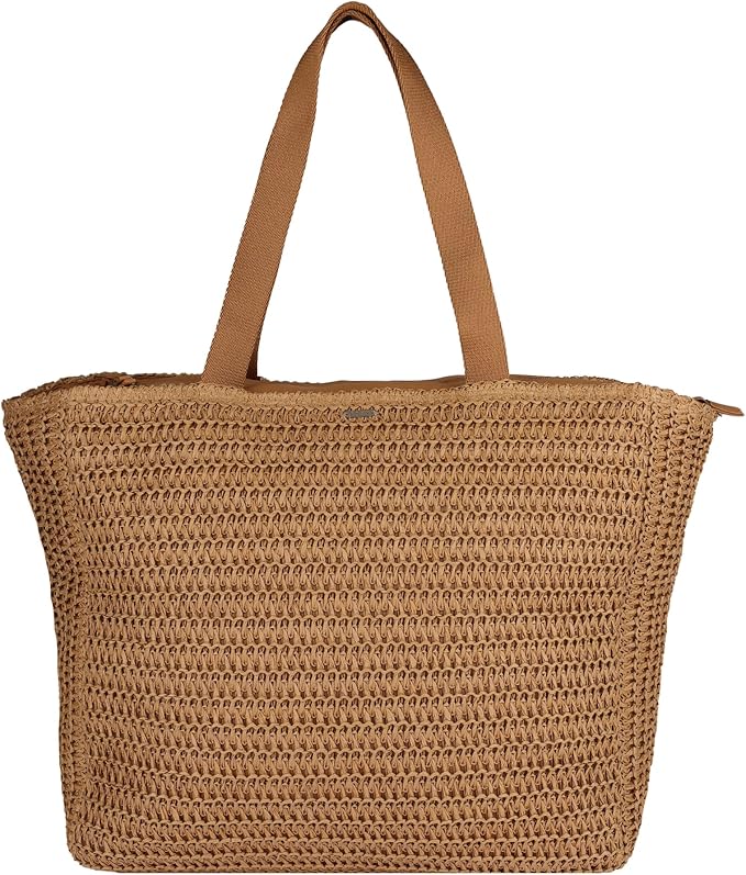 Roxy Women's Beach Tote Bag | Travel | Vacation | Straw | Lightweight | - Image 3