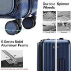 Hanke 20 Inch Carry On Luggage - Image 5