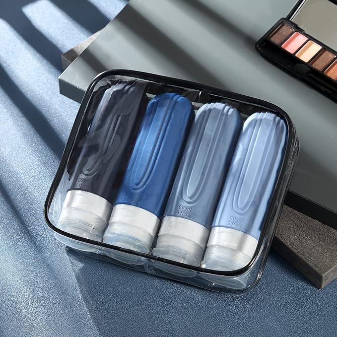 Travel Bottles for Toiletries, Tsa Approved 3oz Travel Size Containers BPA Free - Image 7