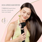 5 in 1 Ionic Hot Air Styler, 1400W Powerful Hair Dryer Brush, Auto-Wrap Curlers, Paddle Brush for Fast Drying, Volumizing with Travel & Storage Bag