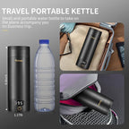 Sekaer Travel Electric Tea Kettle Portable Small Mini Coffee Kettle, - Image 5