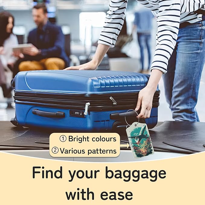 Airplane in The Sky Luggage Tags - Image 6