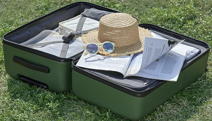 Trunk Luggage 26 Inch, Medium Checked Luggage - Image 7