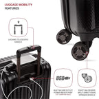 SwissGear 7272 Energie Expandable Hardside Trunk Luggage - Image 2