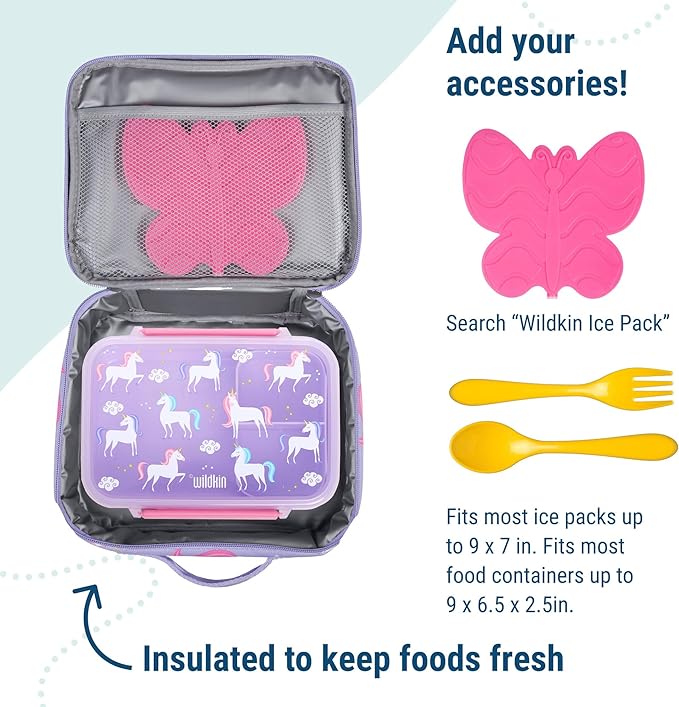 Wildkin Kids Insulated Lunch Box – Durable and Reusable - Image 5