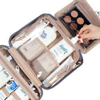 NISHEL Travel Toiletry Bag for Women Large Capacity, Makeup Essentials Organizer - Image 4