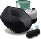 Premium Quality Memory Foam Travel Neck Pillow Bundle by Luvcor