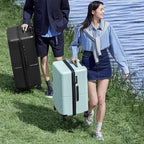 Trunk Luggage 26 Inch, Medium Checked Luggage - Image 9