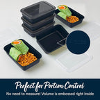 Bentgo 20-Piece Lightweight, Reusable BPA-Free 1-Compartment Containers - Image 6